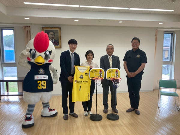 【活動報告】しげる工業株式会社様「ミニバスケットゴール贈呈式」